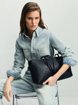 Сумка с плетением / Zarina фото 6