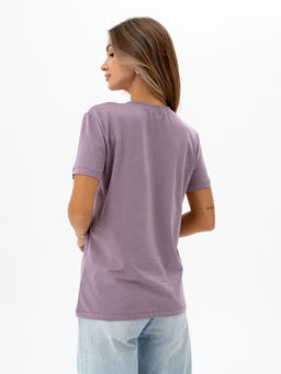 Футболка хлопок 100%,серо-лавандовая - Binita фото 9