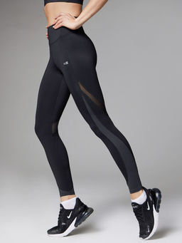 Моделирующие леггинсы с серыми вставками