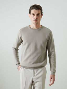 Bisiklet Yaka Erkek Triko Kazak