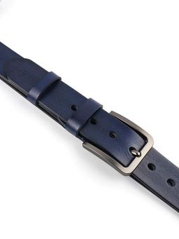 Мужской кожаный ремень Dierhoff ДРК 3057/2-40 Синий