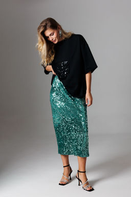 Костюм Lars Style 1023 черный/изумрудный