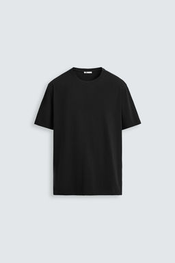 CAMISETA SLIM FIT B?SICA / Negro - Zara фото 6