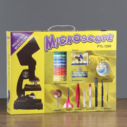 Микроскоп с экраном - проектором «Наука», кратность увеличения 50-1200х, с подсветкой