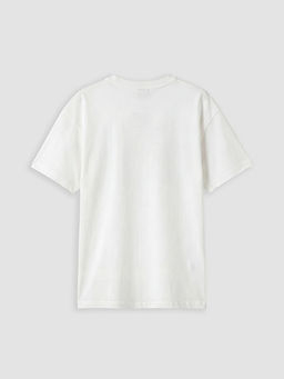 Bisiklet Yaka ?rd?n Bask?l? Erkek ?ocuk Ti??rt