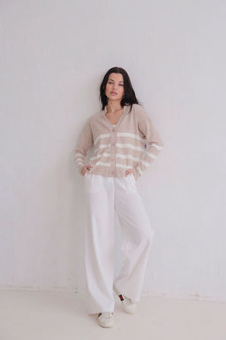 Кардиган вязаный бежевый - Martichelli фото 3