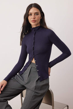 Ekru Onu Full C?tc?t Kapama Kaskorse Fitted/Vucuda Oturan Orme Bluz TWOAW26BZ00329 - Trendyolmilla фото 9