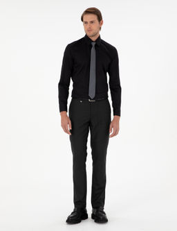 Antrasit Slim Fit _izgili Kuma_ Pantolon - Pierre cardin фото 3