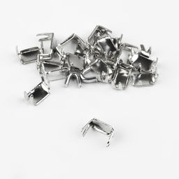 Цена за 10 шт. Набор: рулонная молния «Спираль» №5, 10 м, 20 бегунков, 40 верхних ограничителей, 20 нижних ограничителей, чёрный