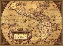 Карта сепия- гобеленовое панно - Гобеленглавснаб фото 3