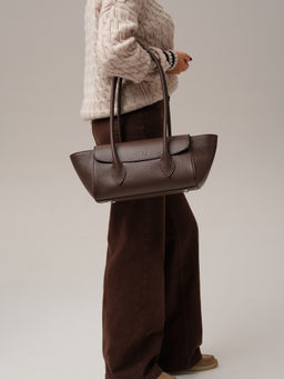 Кожаная сумка Viki DBR 31341 темно-коричневый фото 6