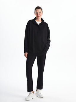 Dik Yaka Kad?n Sweatshirt Tunik