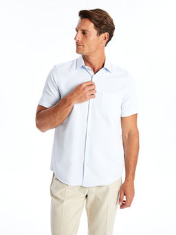 Regular Fit K?sa Kollu Arm?rl? Erkek G?mlek