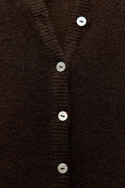FITTED KNIT CARDIGAN - Zara фото 6