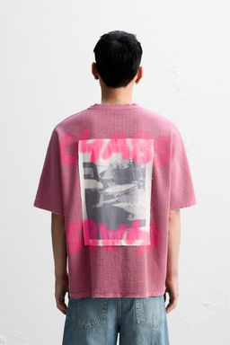 KNIT T-SHIRT WITH PATCH - Zara фото 3
