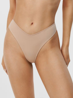 10204080004 Трусы стринг женские 5 шт. Ziona черный с бежевым - Concept club фото 2