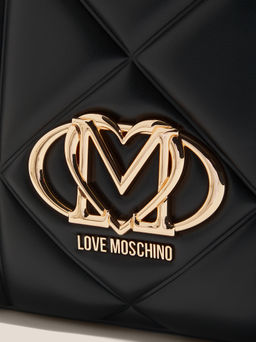 Женский тоут LOVE MOSCHINO EMBOSSED Q Артикул 4561096, черный  фото 2