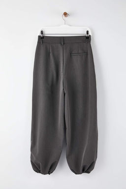 Kahverengi Yuksek Bel Dokuma Salvar Pantolon TWOAW26PL00169 - Trendyolmilla фото 12