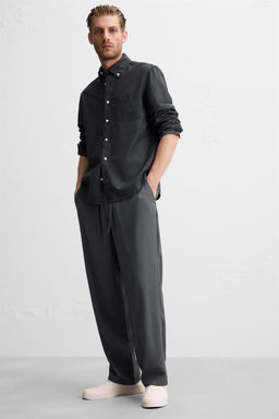 LYOCELL JOGGER WAIST TROUSERS - Zara фото 54
