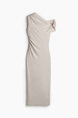 Vestido de un hombro con detalle girado - H&m фото 3