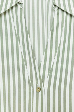 STRIPED SHIRT WITH TURN-UP SLEEVES - Zara фото 16