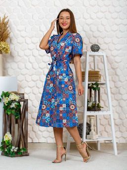 Халат женский из бязи м8г (на пуговицах) - Лето-текс фото 4