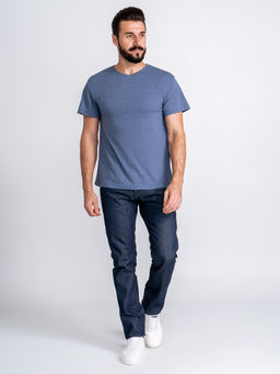 Футболка мужская короткий рукав GREG G146-RM-6012 (джинс м.)  фото 4