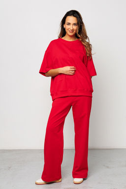 Костюм брючный с футболкой 403RED