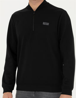 Siyah Regular Fit Sweatshirt - Pierre cardin фото 6