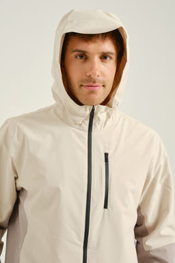 Ветровка с капюшоном Серый