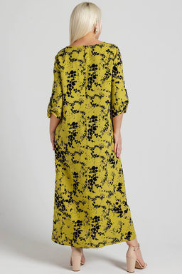 Платье 6168/02/Горчичный, черный - Rise фото 6