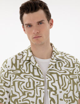 Haki Comfort Fit K_sa Kollu G_mlek - Pierre cardin фото 2