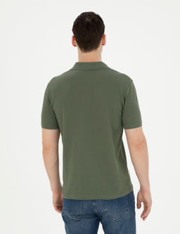 Haki Slim Fit Basic Ti__rt
