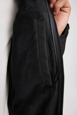 DeFactoFit утепленное пальто из софтшелла стандартного кроя с капюшоном  фото 8