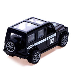 Машина металлическая Полиция, 1:48, инерция, открываются двери, цвет чёрный - Автоград фото 4