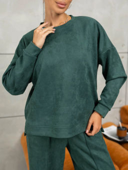 Костюм женский под замшу мод.2082 - Барболета фото 4