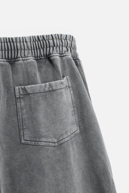 WASHED WIDE-LEG JOGGERS - Zara фото 9