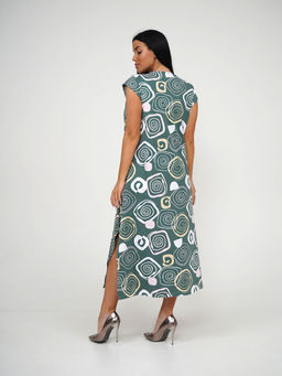 Платье женское, цвет зеленый