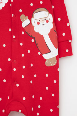 К 6486/насыщенно-красный,горошек комбинезон яс - Crockid фото 4