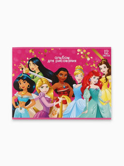 Цена за 4 шт. Альбом для рисования А4, 12 л "Девочки"