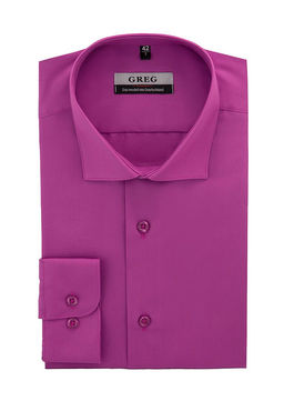 Сорочка мужская длинный рукав GREG 720/139/LAV/Z  фото 2