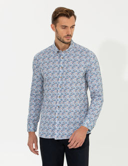 Bej Slim Fit Uzun Kollu G_mlek