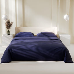 Постельное бельё Этель 1,5 сп Синяя пыль 143215 см, 150214 см, 7070 см 2 шт, поплин 125 г/м фото 7