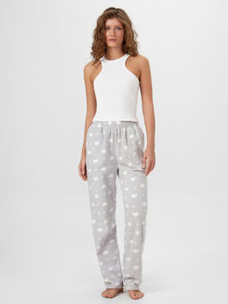 Брюки домашние женские Mark Formelle с принтом серые фото 3