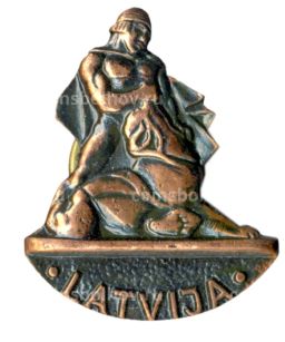 Значок Латвия