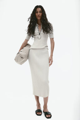 Falda en punto de canale - H&m фото 2