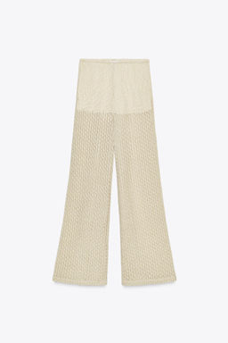 METALLIC THREAD TROUSERS - Zara фото 4