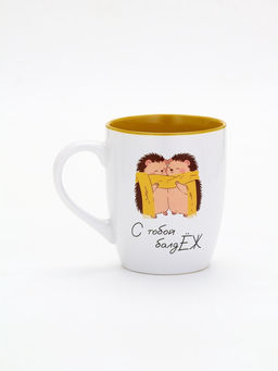 Кружка керамическая новогодняя «С тобой балджЁж», 690 мл