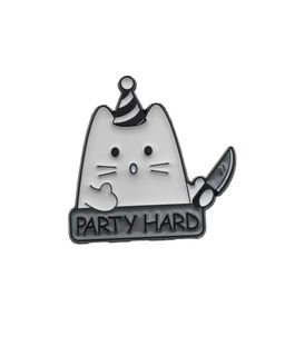 Металлический значок Party hard - Krumpy фото 3