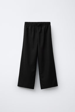 WIDE-LEG RHINESTONE TROUSERS